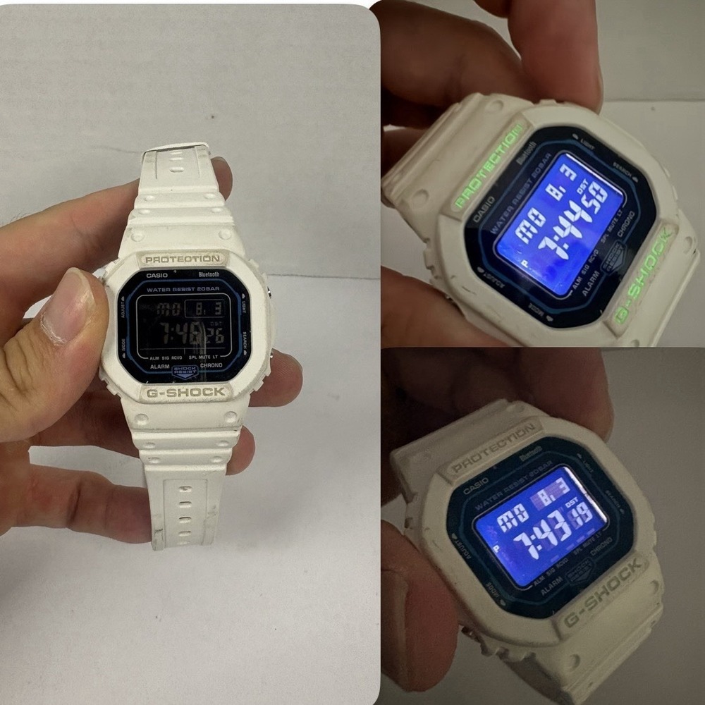 CASIO G-SHOCK DW-B5600SF-7JF Sci-fi World Series Men Watch White Bluetooth